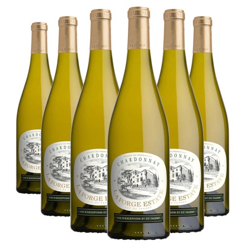 Case of 6 La Forge Estate Chardonnay 75cl White Wine